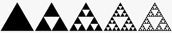 sierpinski triangle evolution